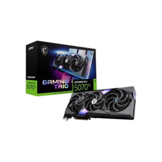 MSI GeForce RTX 5070 Ti 16G GAMING TRIO OC 16GB GDDR7 Graphics Card