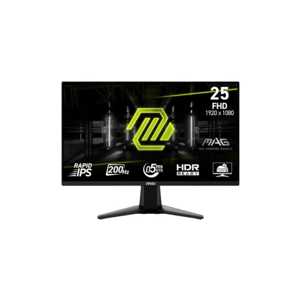 MSI MAG 255F E20 24.5" 200Hz 0.5ms Rapid IPS FHD Gaming Monitor