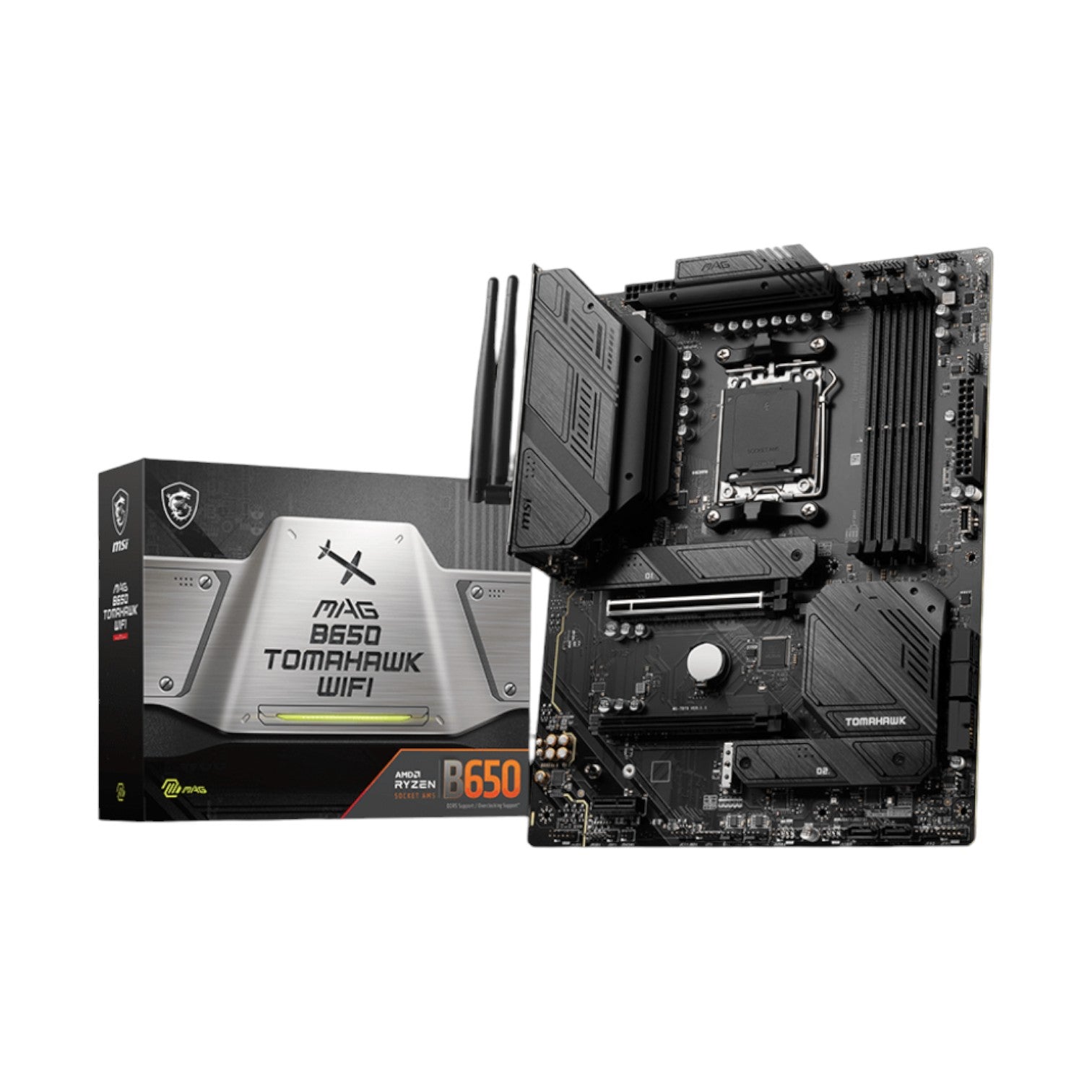 MSI MAG B650 TOMAHAWK WIFI DDR5 AMD AM5 ATX Motherboard (MMSIAMD5214)