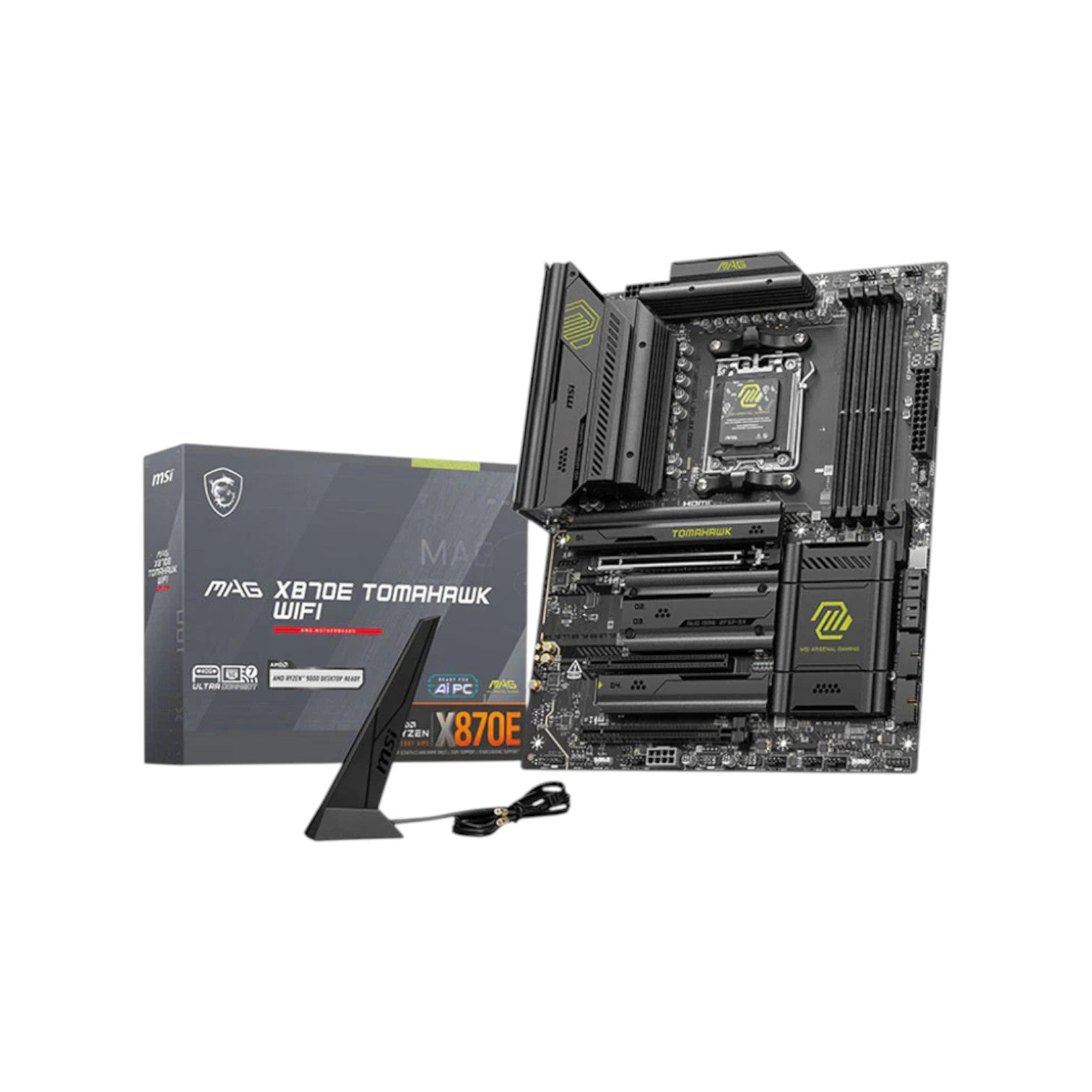 MSI MAG X870E TOMAHAWK WIFI AM5 ATX Motherboard (MMSIAMD5204)