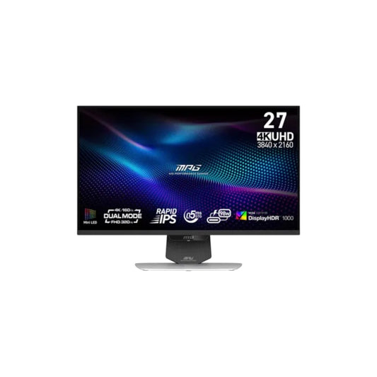 MSI MPG 274URDFW E16M 27" 320Hz 4K FHD Rapid IPS Dual Mode Gaming Monitor