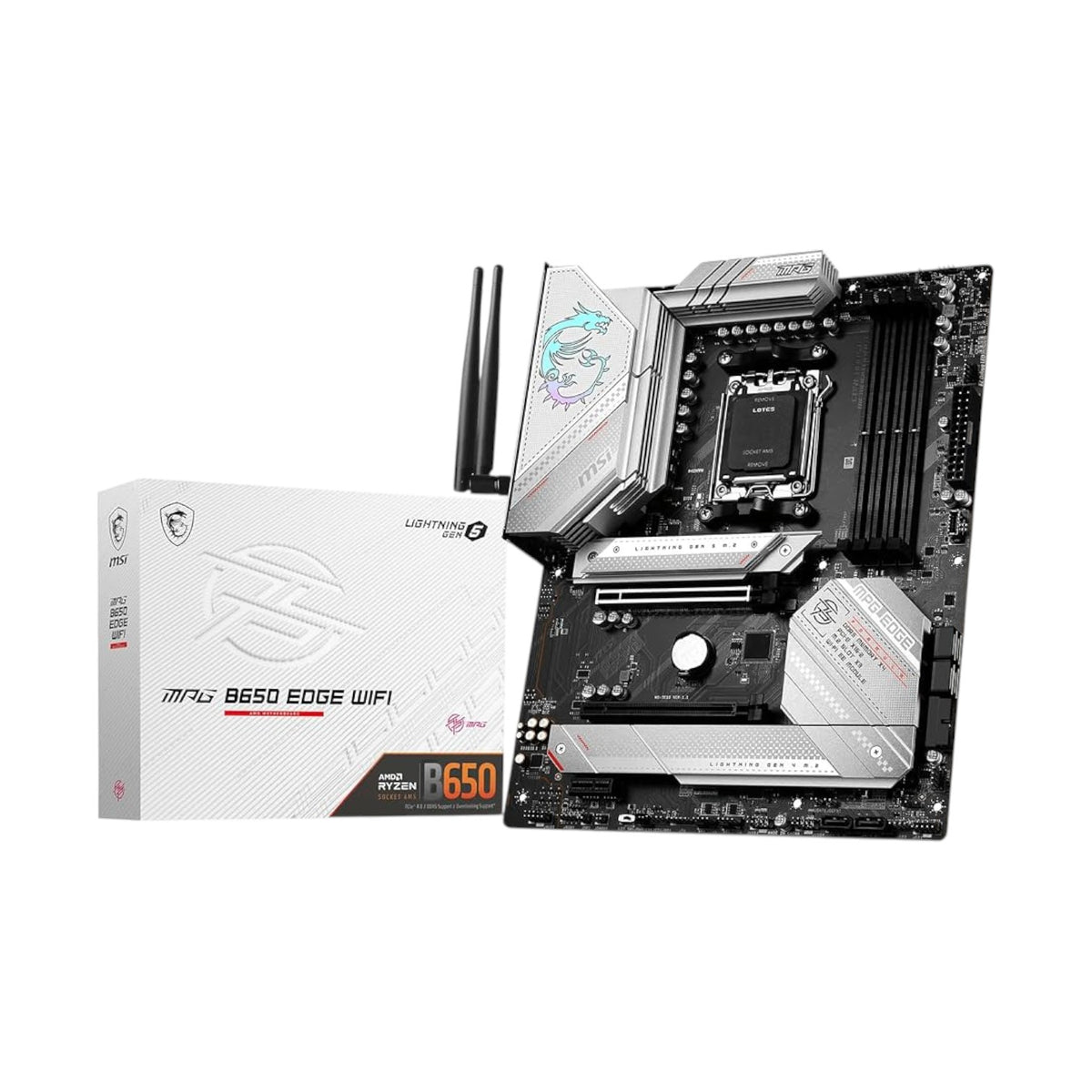MSI MPG B650 EDGE WIFI DDR5 AMD AM5 ATX Motherboard (MMSIAMD5213)