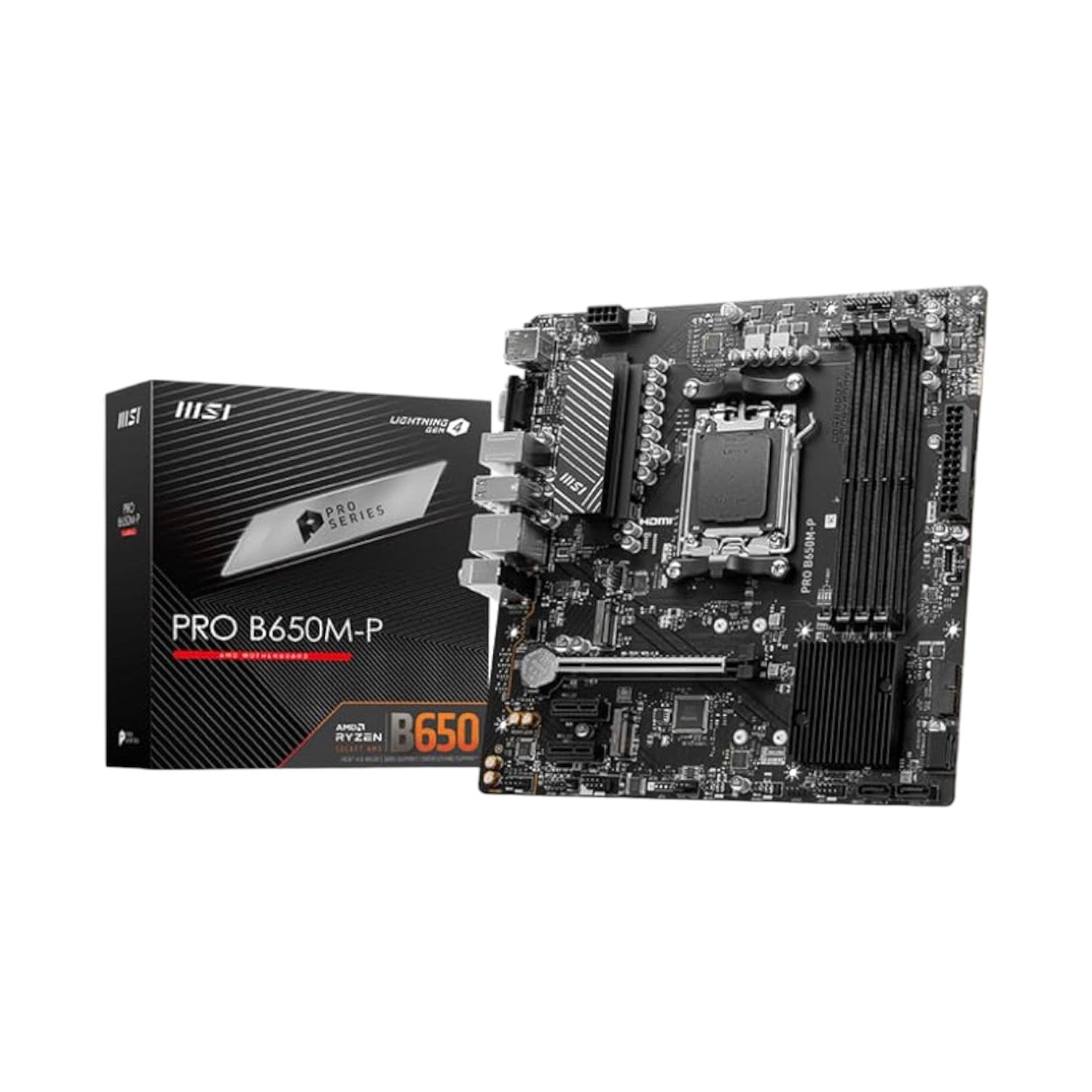 MSI PRO B650M-P DDR5 AMD AM5 mATX Motherboard (MMSIAMD5237)
