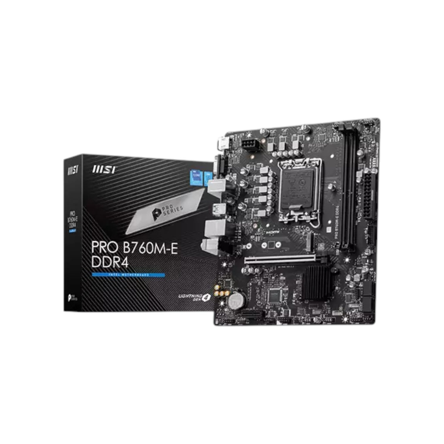 MSI PRO B760M-E DDR4 mATX Motherboard (MMSII5036)