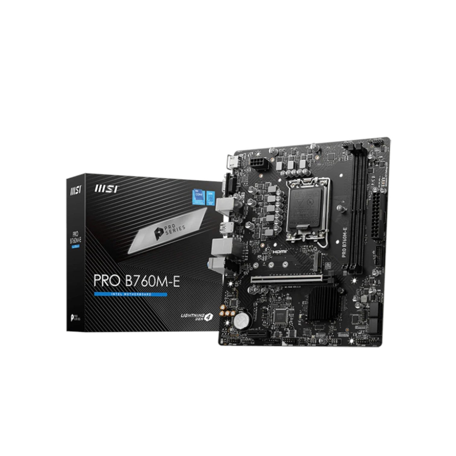 MSI PRO B760M-E DDR5 m-ATX Motherboard (MMSII5037)