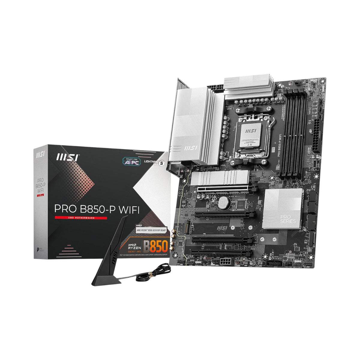 MSI PRO B850-P WIFI AM5 ATX Motherboard (MMSIAMD5220)