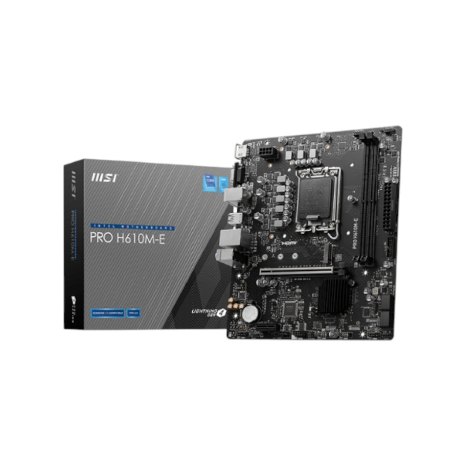 MSI PRO H610M-E DDR4 mATX Motherboard (MMSII5040)