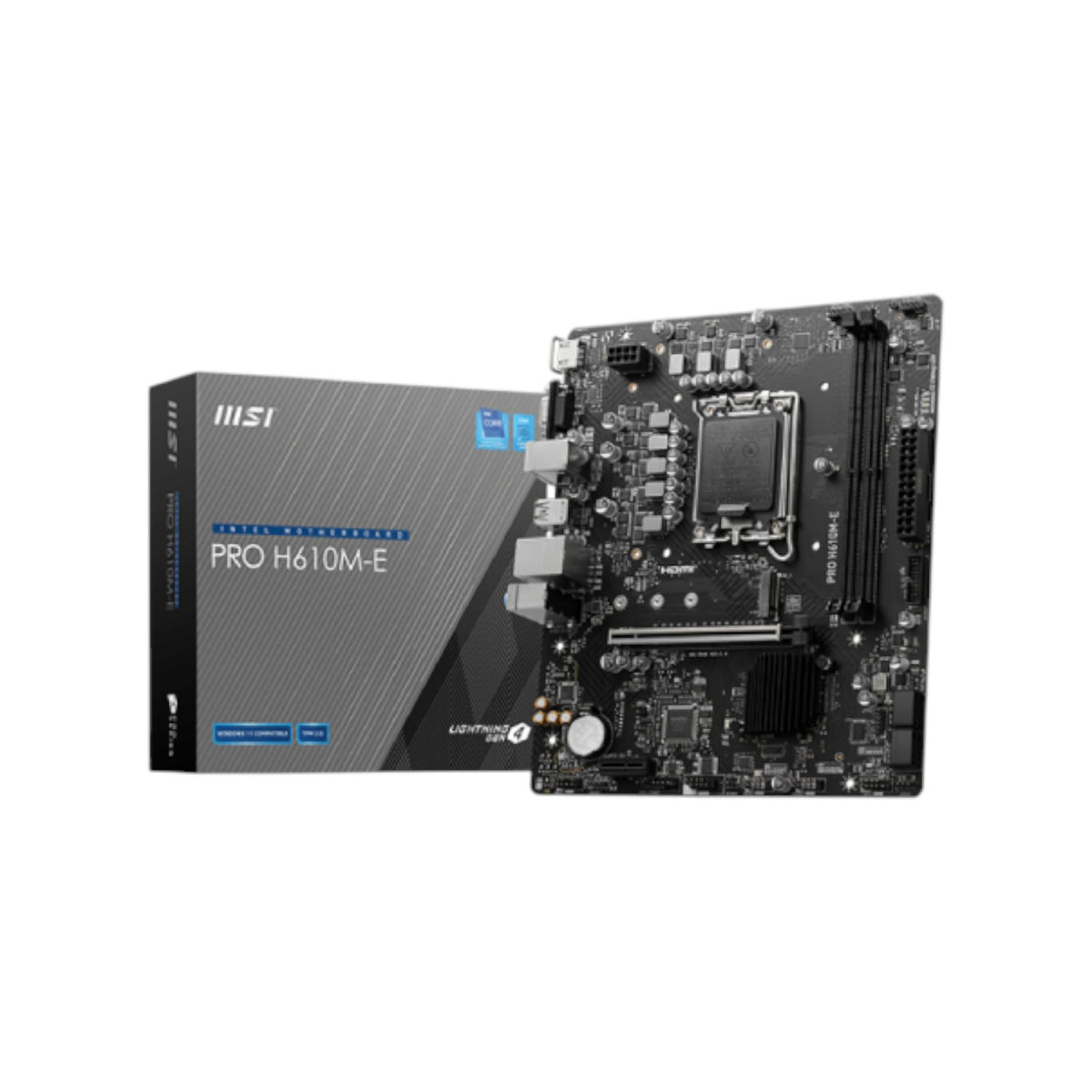 MSI PRO H610M-E DDR4 mATX Motherboard (MMSII5040)