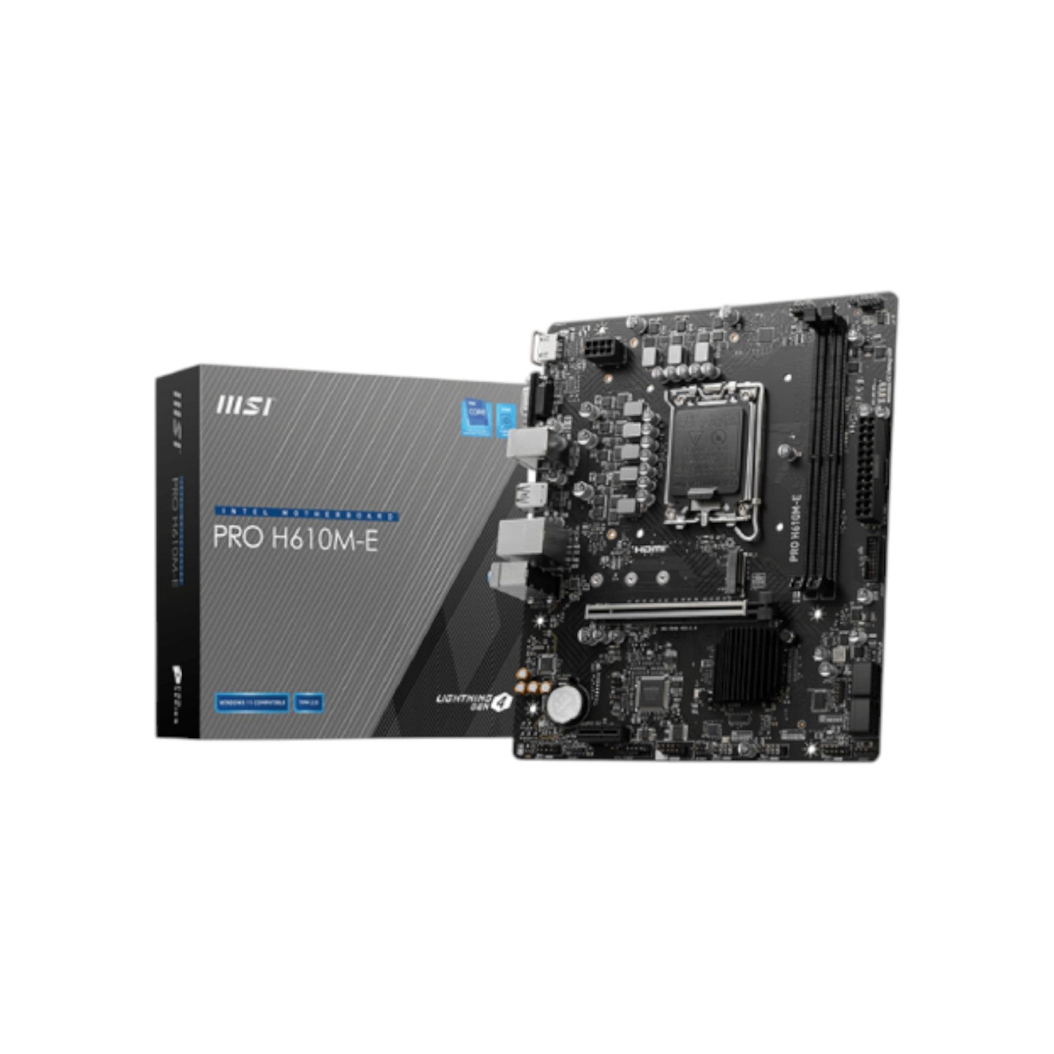 MSI PRO H610M-E mATX Motherboard (MMSII5022)