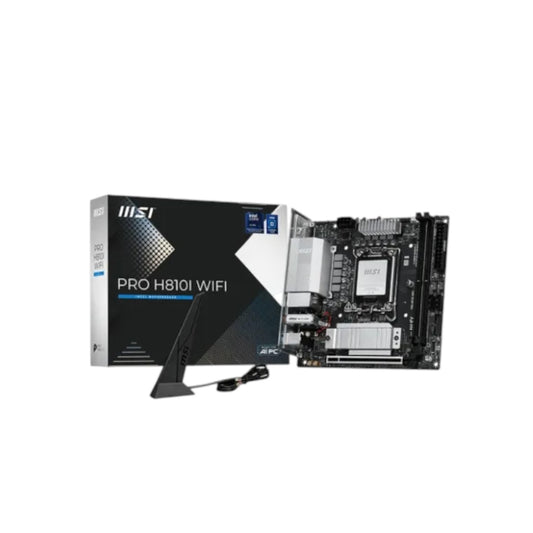 MSI PRO H810I WIFI LGA 1851 Mini-ITX Motherboard