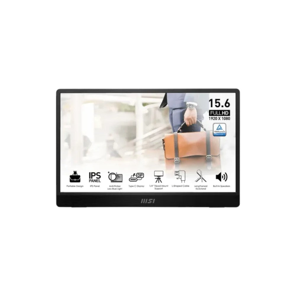 MSI PRO MP161 E2 15.6" IPS FHD Portable Monitor