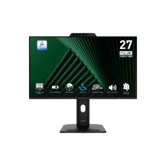 MSI PRO MP272PMG 27" 120Hz FHD Business Monitor With Built in Webcam