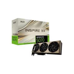 MSI GeForce RTX 5070 12G INSPIRE 3X OC GDDR7 Graphics Card
