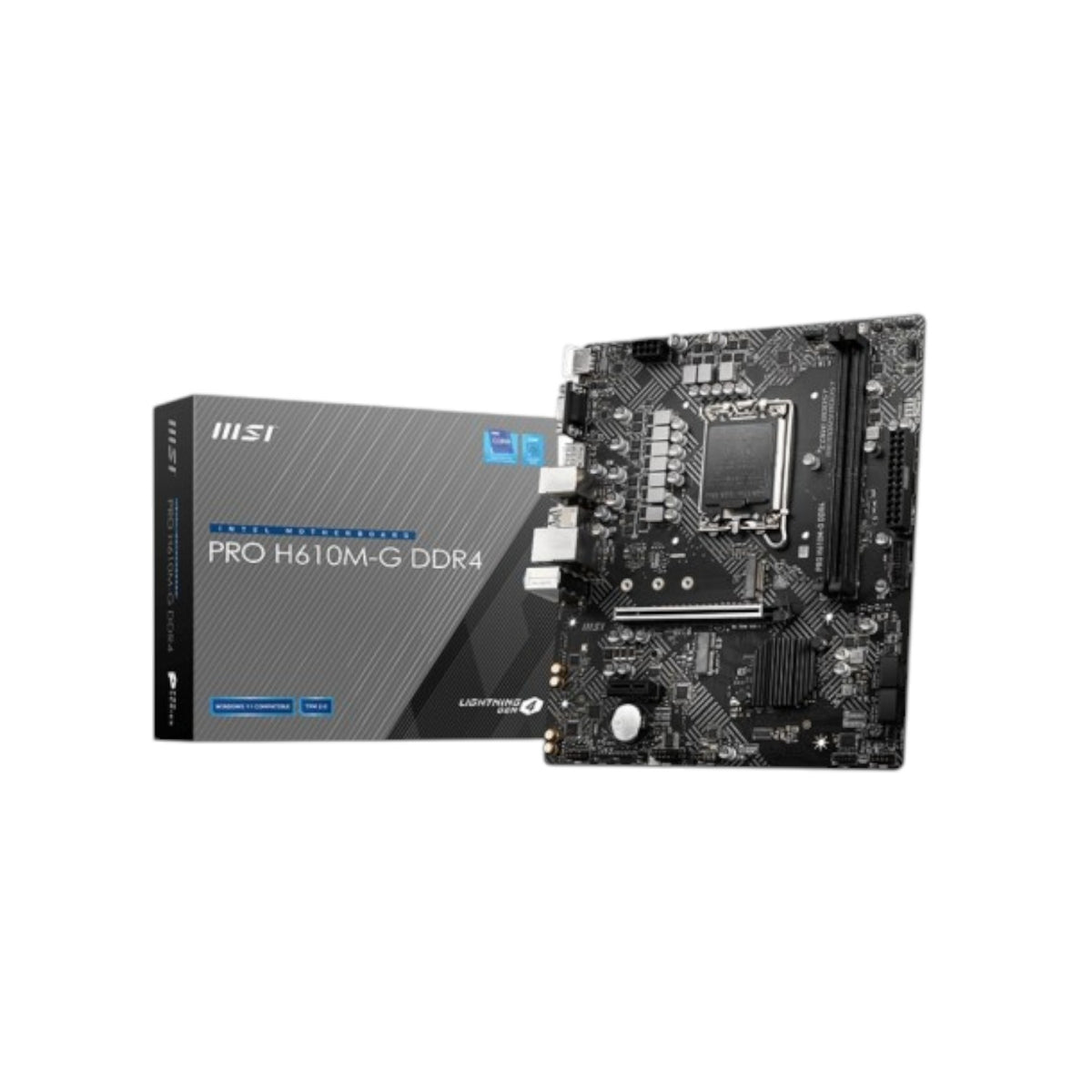 MSI PRO H610M-G DDR4 Micro-ATX Motherboard (MMSII5019)