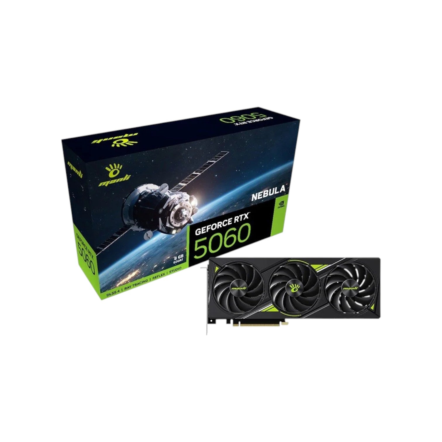 Manli Nebula GeForce RTX 5060 Ti 8GB GDDR7 Graphics Card (GCM90113)