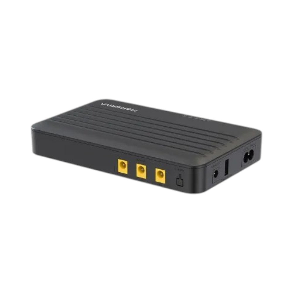 Marsriva ET 8000mAh smart mini DC UPS for routers, providing reliable power backup to ensure uninterrupted internet connectivity.