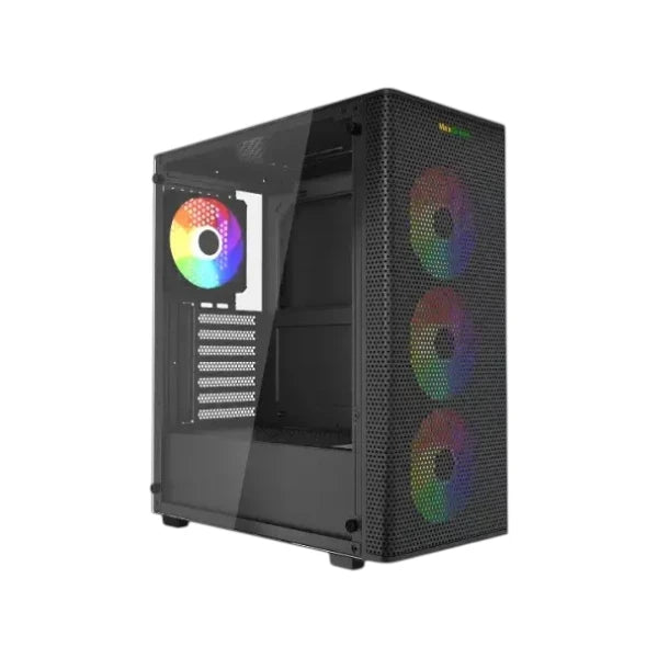 MaxGreen PS195-15 Mid-Tower ATX Gaming Casing With 4x ARGB Fan