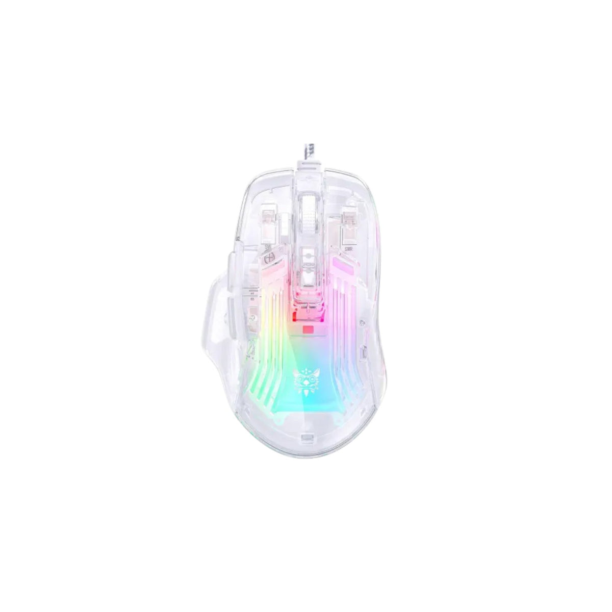 ONIKUMA CW923 12800 DPI Wired RGB Transparent Gaming Mouse (MOK912)