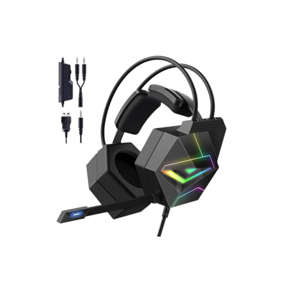 Onikuma X20 RGB 7.1 Surround Sound Gaming Headset (HOK3512)