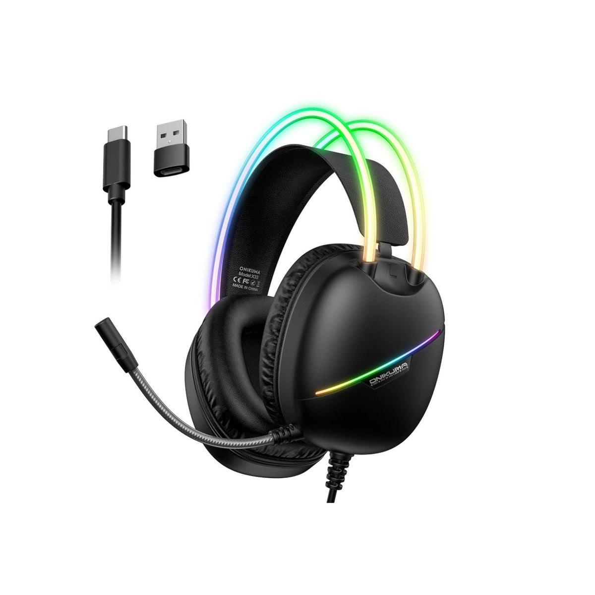 Onikuma X33 Wired Gaming Headphone (HOK3534)