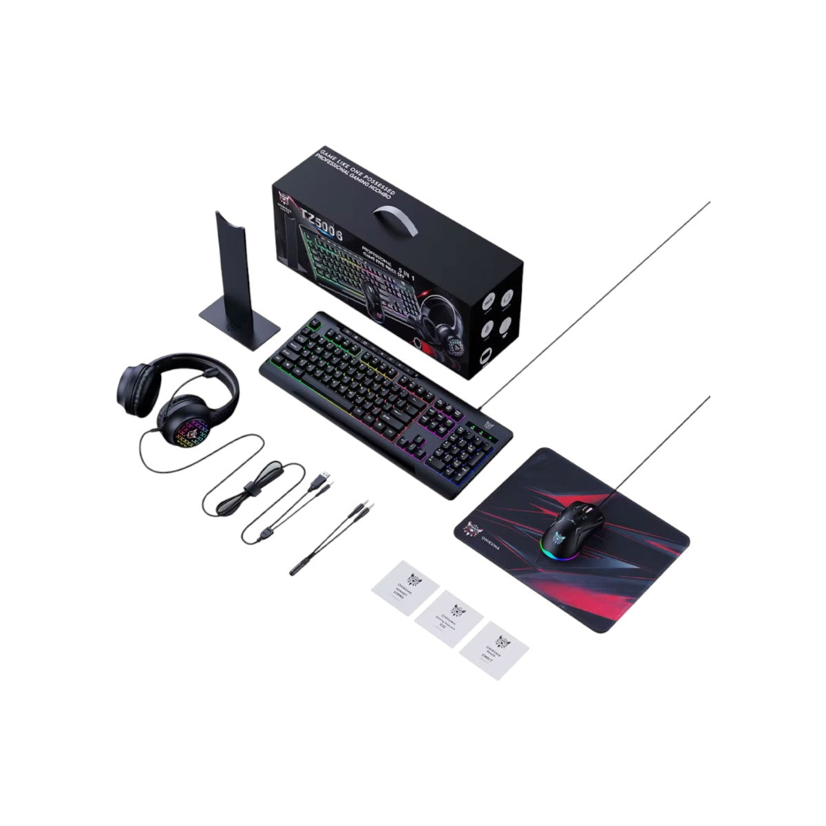 Onikuma TZ5006 5 in 1 Gaming Combo (MOK907)