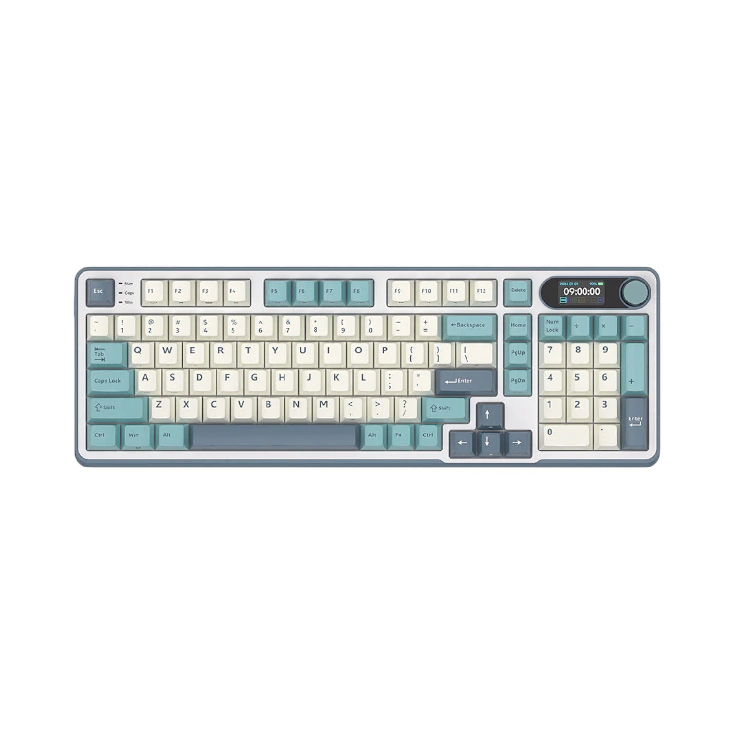 Royal Kludge S98 Tri-Mode Hot-Swappable Chartreuses Switch Mechanical Keyboard With Display (KRK2101)
