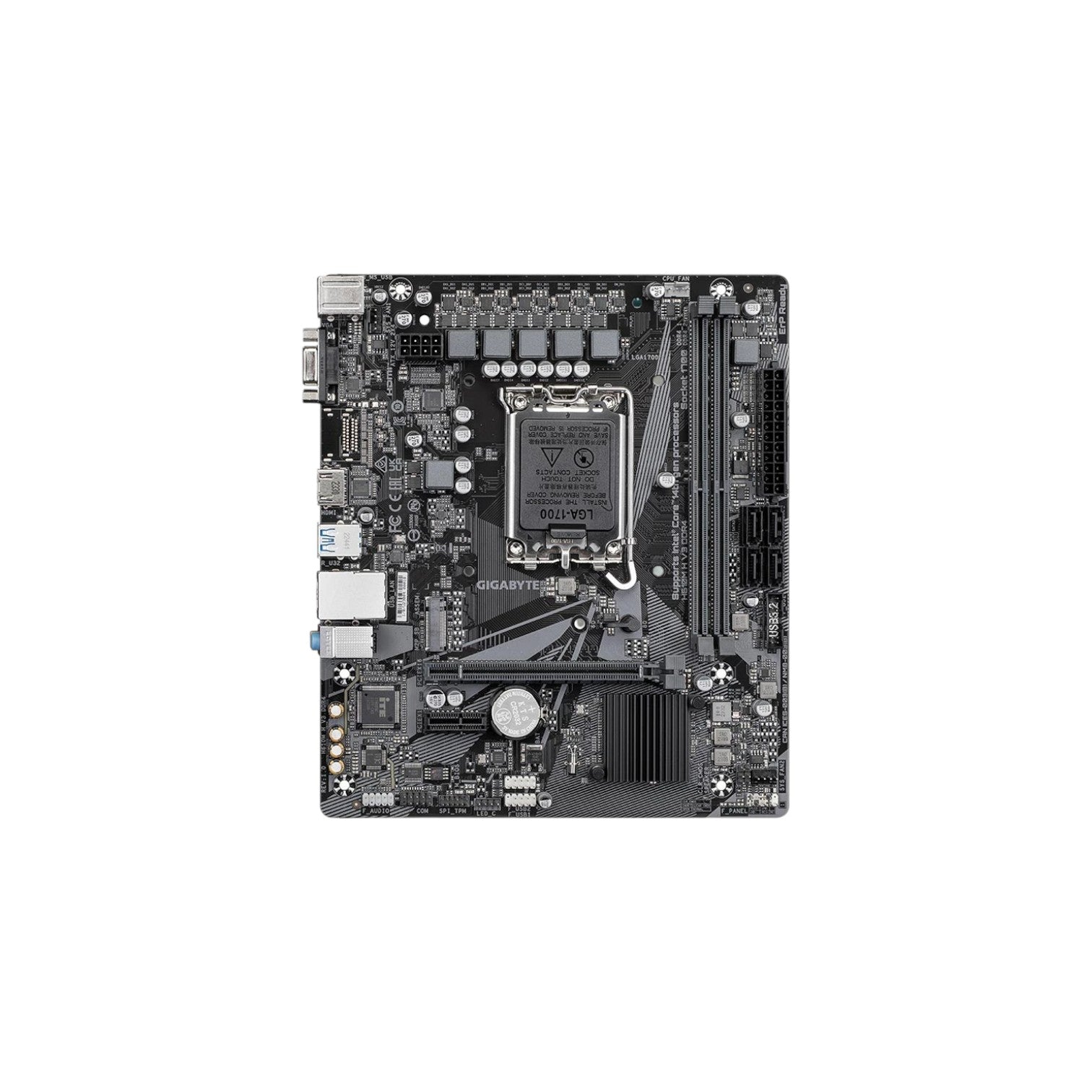 Intel 12th Gen Core i5-12400 Alder Lake Processor with GIGABYTE H610M H V3 DDR4 Micro ATX Motherboard (CO100001)