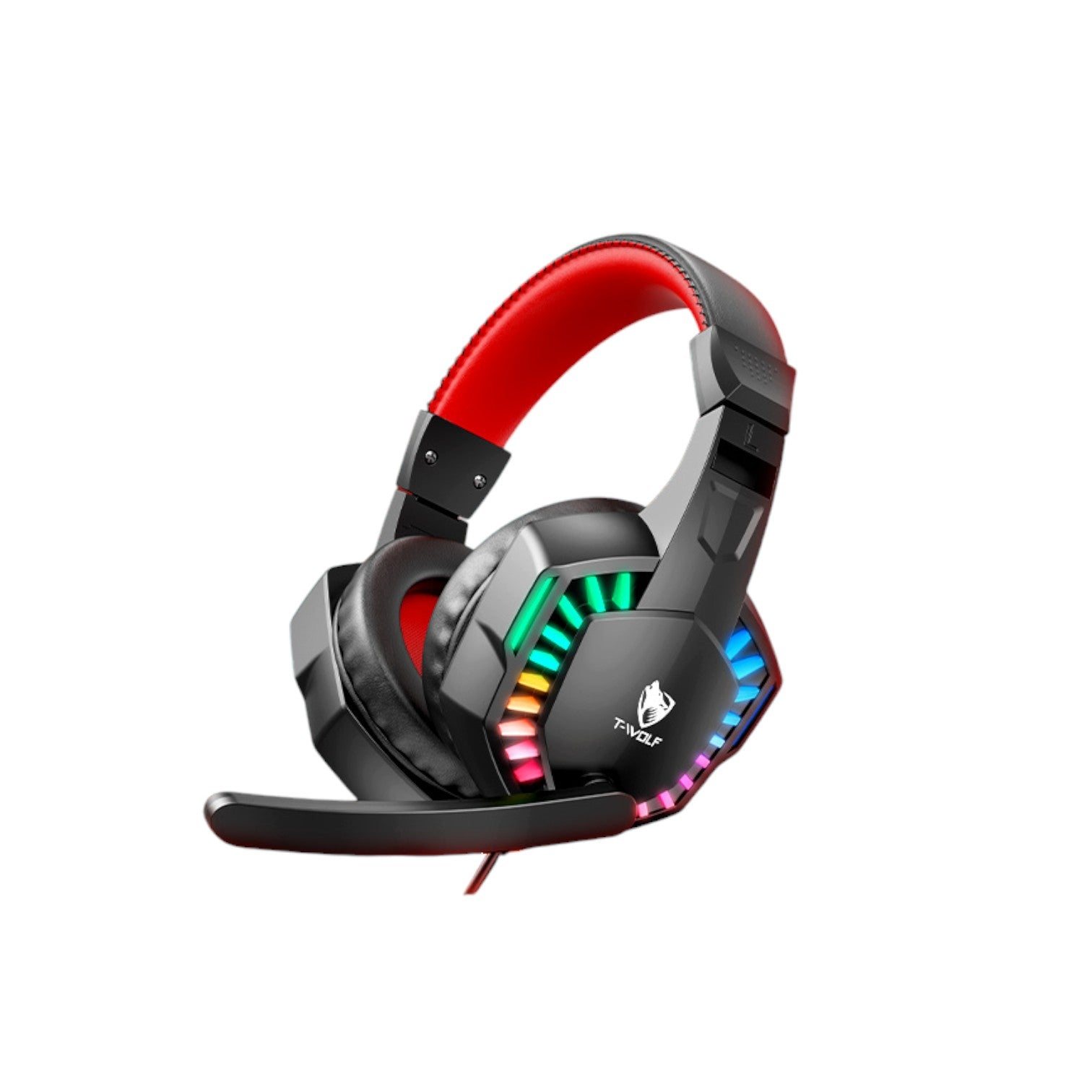 T-WOLF H120 RGB Wired Gaming Headphones (HTW4502)