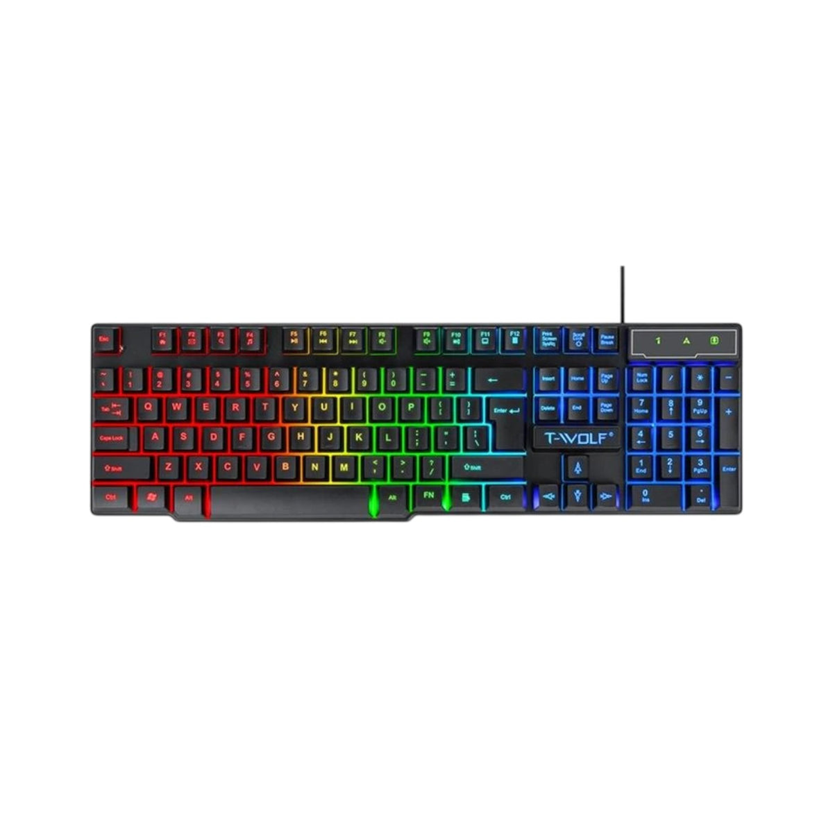 T-Wolf T20 Wired RGB Gaming Keyboard (KTW2303)