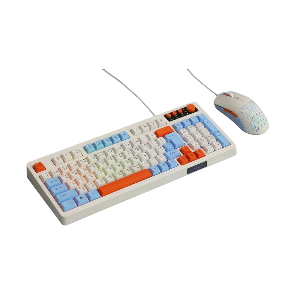 T-WOLF TF100 Wired Keyboard Mouse Gaming Combo (KTW2301)