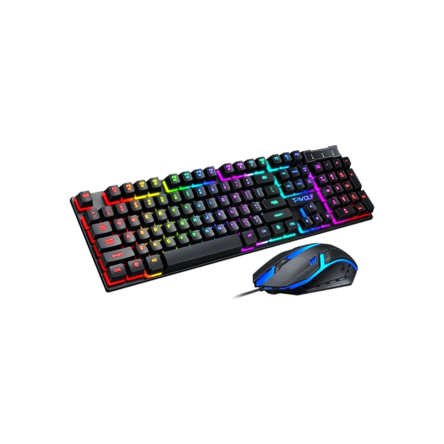 T-WOLF TF200 Gaming Keyboard Mouse Combo (KTW2305)