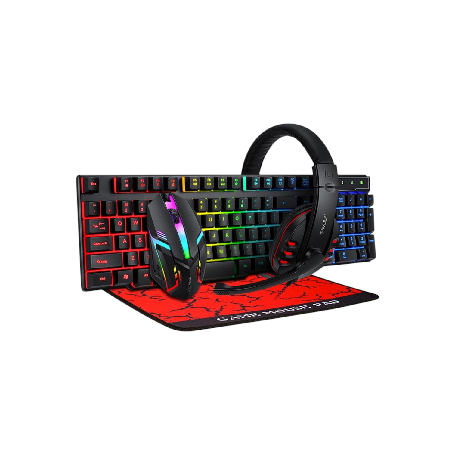 T-WOLF TF800 4 In 1 Gaming Combo Set (KTW2308)