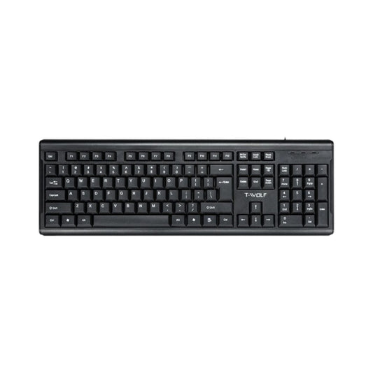 T-WOLF T15 104 Keys USB Wired Keyboard