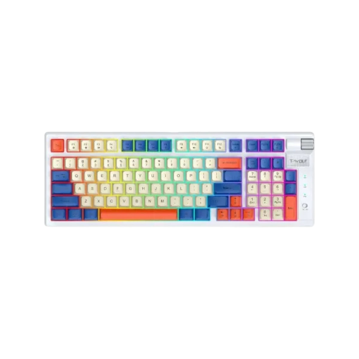 T-Wolf T70 Tri Mode RGB Mechanical Gaming Keyboard (KTW2310)