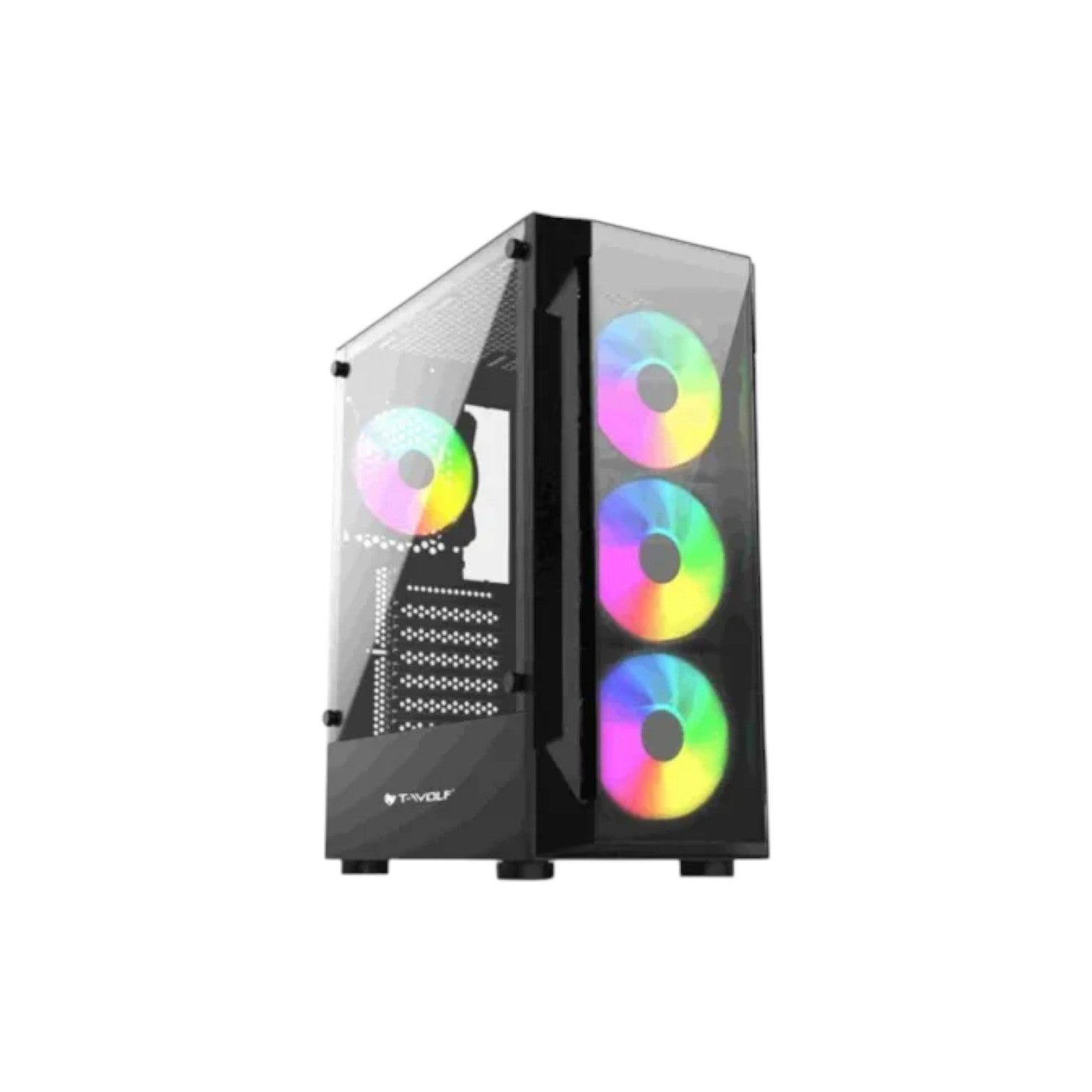 T-wolf Platina X4 ARGB Mid-Tower ATX Gaming Casing (PCCTW9602)