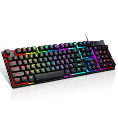 T-Wolf T20 Wired RGB Gaming Keyboard