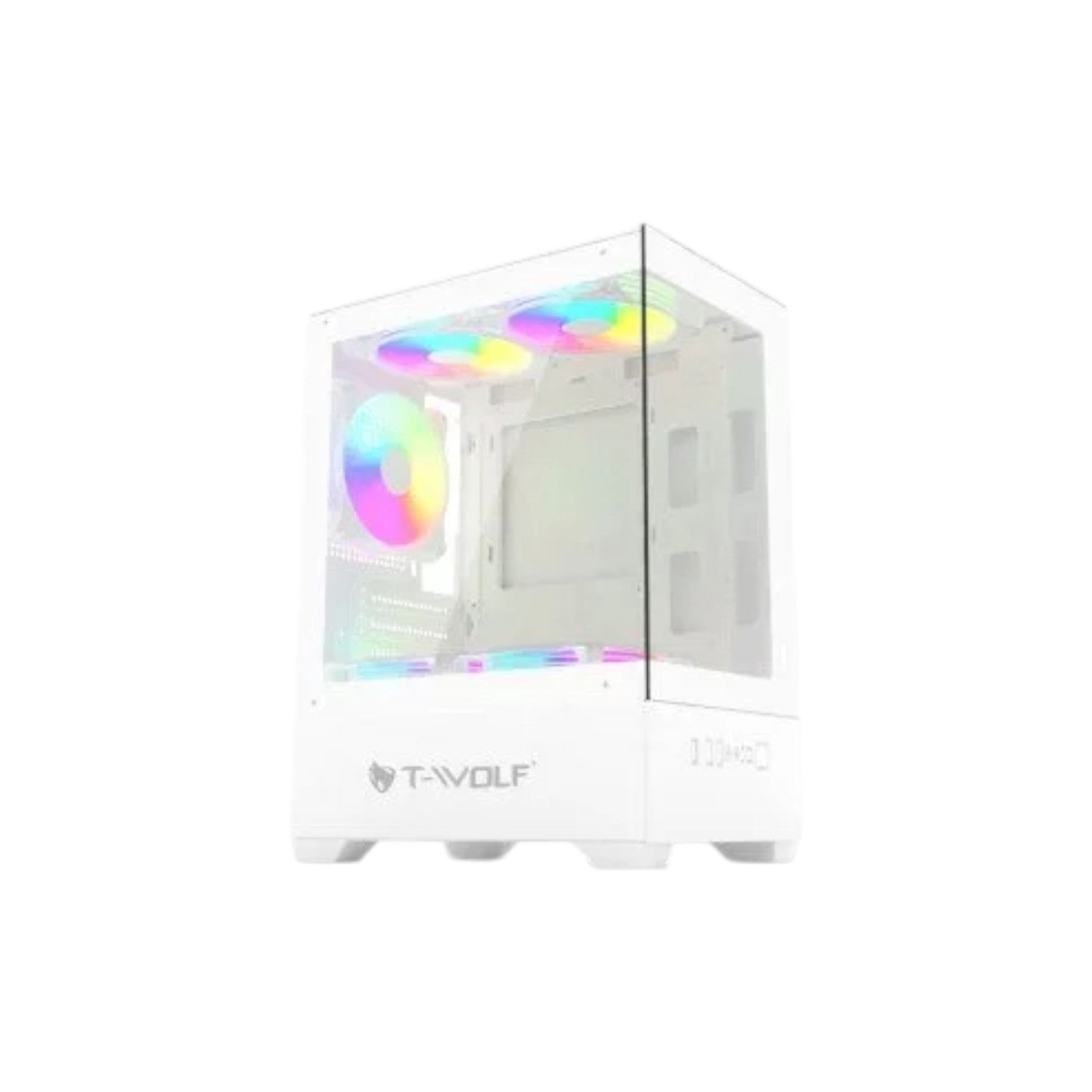 T-Wolf Ice Cooler X5 ARGB M-ATX Mid Tower Gaming Casing (PCCTW9605)