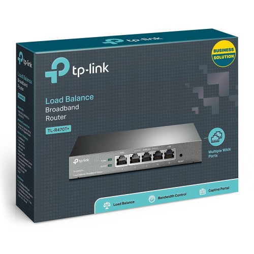 TP-Link TL-R470T+ 5-Port Multi Wan Load Balance Broadband Router (RTPL4024)
