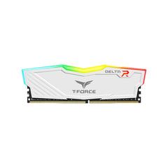 Team T-Force Delta 8GB 3200MHz DDR4 RGB White Desktop Gaming RAM