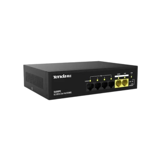 Tenda S106PC 6-Port 100M Unmanaged PoE Switch