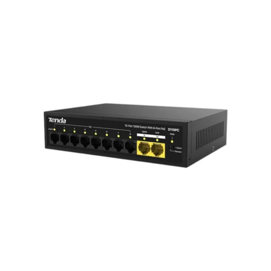 Tenda S110PC 10-Port 100M Unmanaged PoE Switch