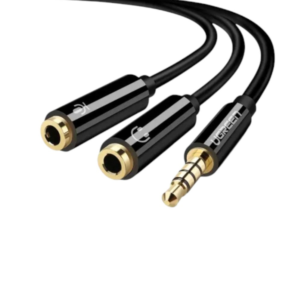 UGREEN AV141 3.5mm Male To Dual 3.5mm Female Headphone Splitter Cable (ACU30006)