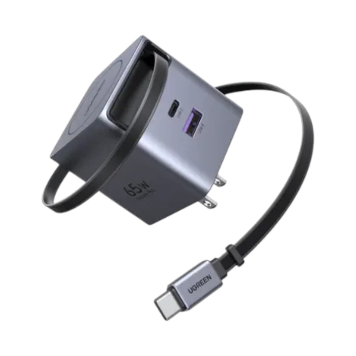 Ugreen 65824 65W GaN Fast Charger Adapter with Cable (AU190205)