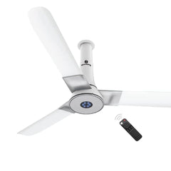 Atomberg Studio Smart+ 48" 28 Watt BLDC motor Energy Saving Anti-Dust Speed Indicator Light  Ceiling Fan with Remote Control ( White) AT-130