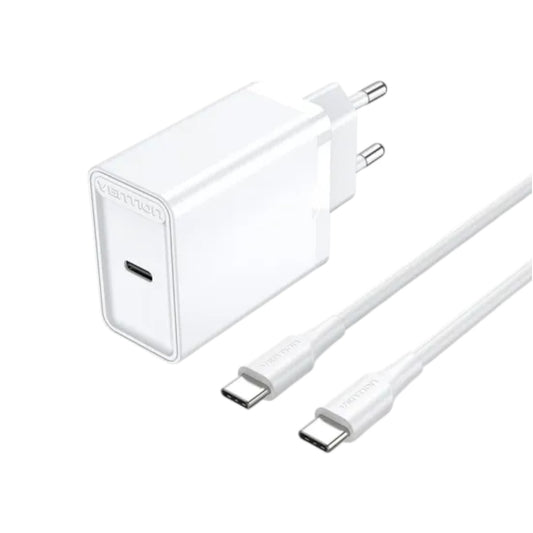 Vention FAHWF-EU 25W Type-C Wall Charger with Type-C Cable