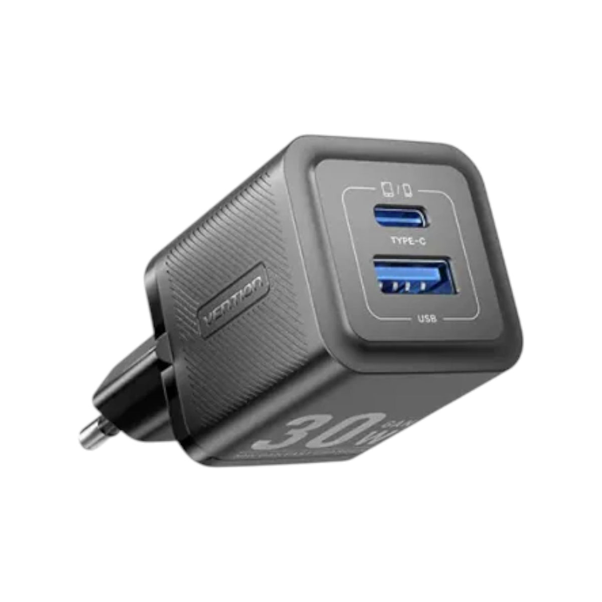 Vention FEQB0-EU 2-port 30W GaN Fast Charger Adapter (AV190816)