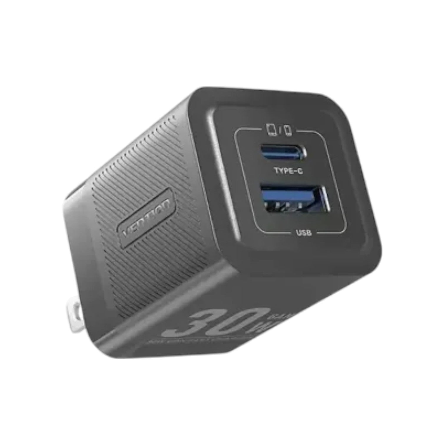 Vention FEQB0-US 2-port 30W GaN Fast Charger Adapter (AV190809)