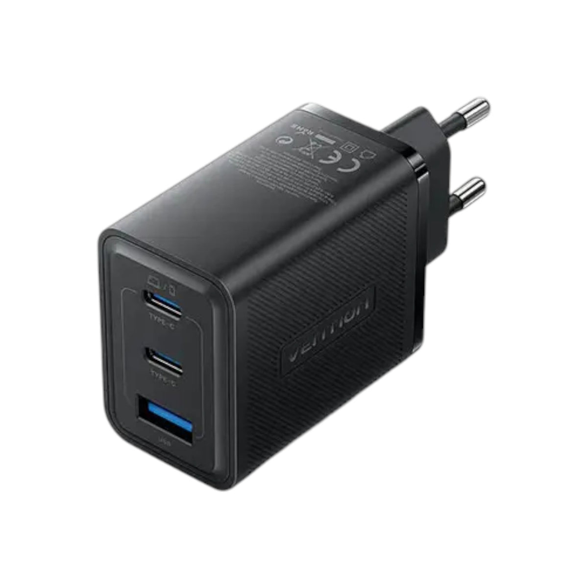 Vention FERB0-EU 3-port 65W GaN Fast Charger Adapter (AV190807)