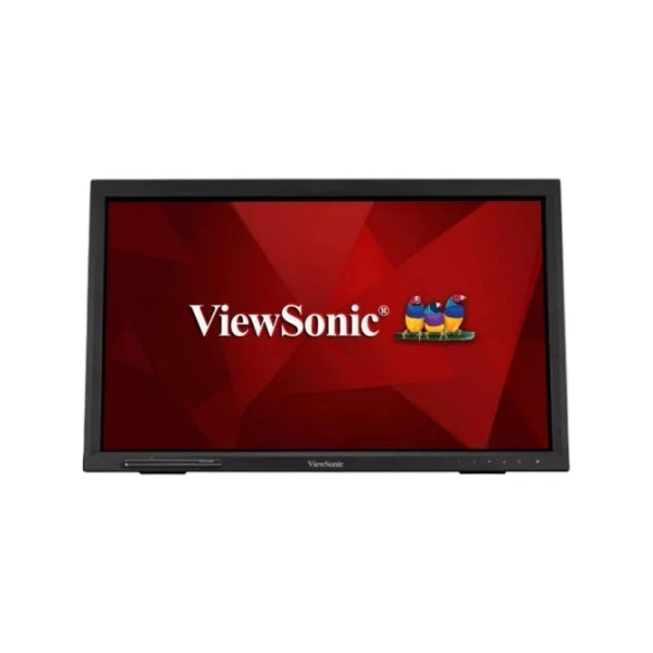 ViewSonic TD2223 22-inch infrared IR touchscreen monitor featuring multi-touch capability and a durable design.