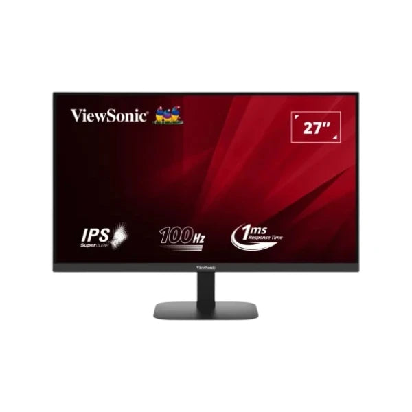 ViewSonic VA2708-2K-MHD 27-inch 2K QHD IPS monitor featuring a smooth 100Hz refresh rate and a modern borderless design.